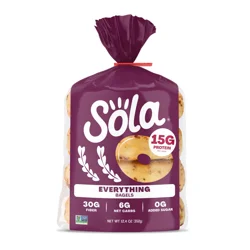 Sola Everything Bagels 12.4 oz