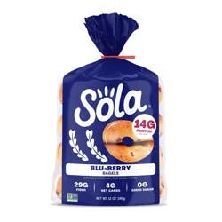 Sola Blu-Berry Bagels 12 oz