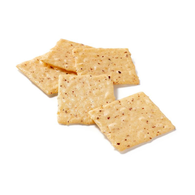 slide 2 of 4, Gluten Free Rice & Almond Flour Crackers with Sea Salt - 3.5oz - Good & Gather™, 3.5 oz