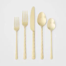 20pc Cherryfield Champagne Flatware Set - Threshold™