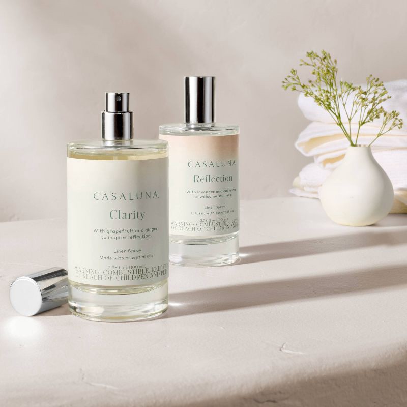 slide 2 of 5, 3.38 fl oz Reflection Core Linen Spray White - Casaluna™, 3.38 fl oz