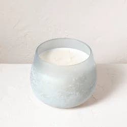 4-Wick Balance Fashion Salted Glass Wellness Jar Candle Light Blue 30oz - Casaluna™