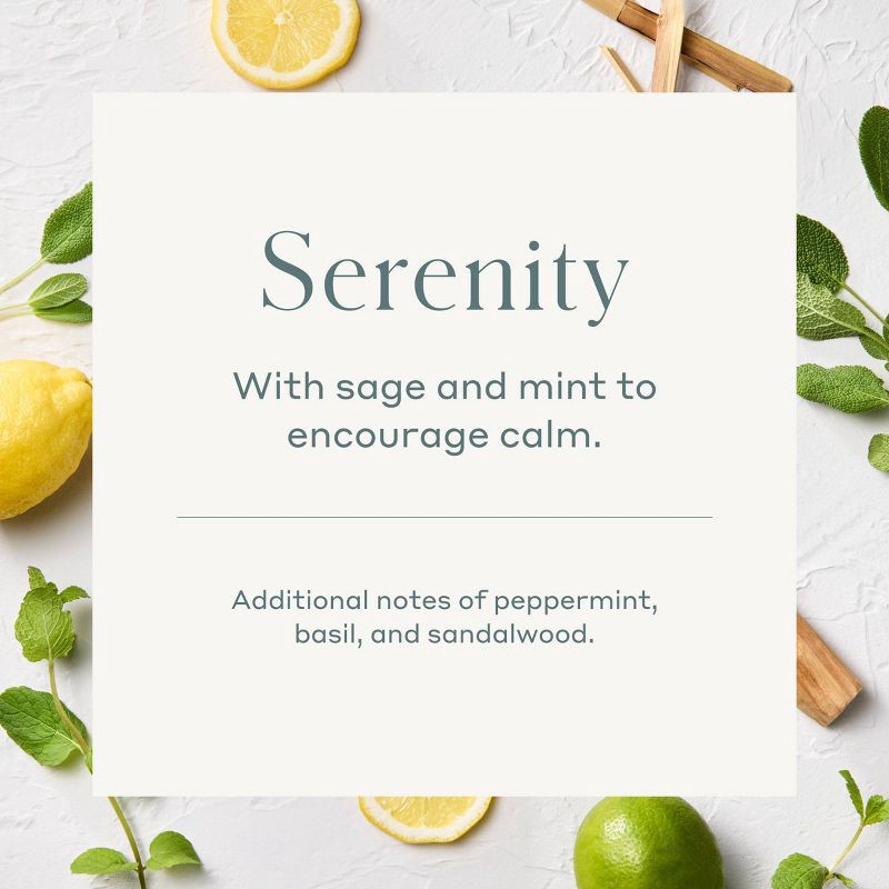 slide 4 of 4, 2-Wick Serenity Core Frosted Glass Wellness Jar Candle White 24oz - Casaluna™: Soy & Coconut Oil, Multi-Wick, 65hr Burn Time, 24 oz
