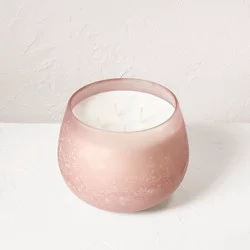 4-Wick Reflection Fashion Salted Glass Wellness Jar Candle Pink 30oz - Casaluna™: Soy & Coconut Scent, 50hr Burn Time