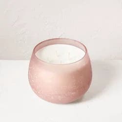 4-Wick Reflection Fashion Salted Glass Wellness Jar Candle Pink 30oz - Casaluna™: Soy & Coconut Scent, 50hr Burn Time