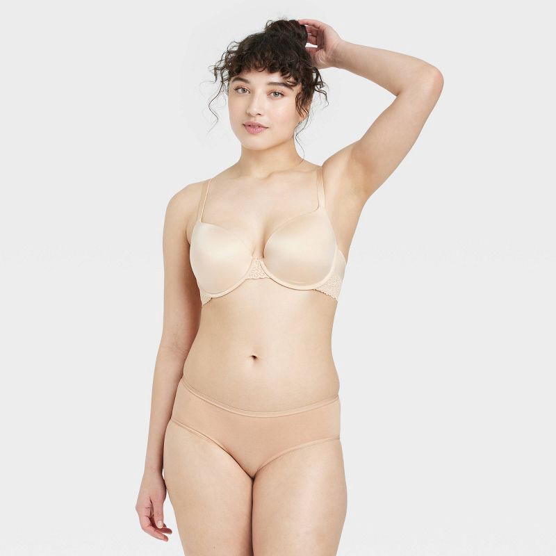 slide 4 of 4, Women's 6pc Hipster Underwear - Auden™ Print MIx S, 6 ct