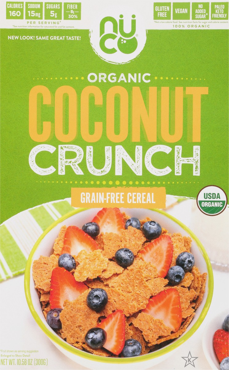 slide 7 of 9, NUCO Organic Grain-Free Coconut Crunch 10.58 oz, 10.58 oz