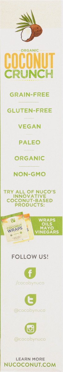 slide 8 of 9, NUCO Organic Grain-Free Coconut Crunch 10.58 oz, 10.58 oz
