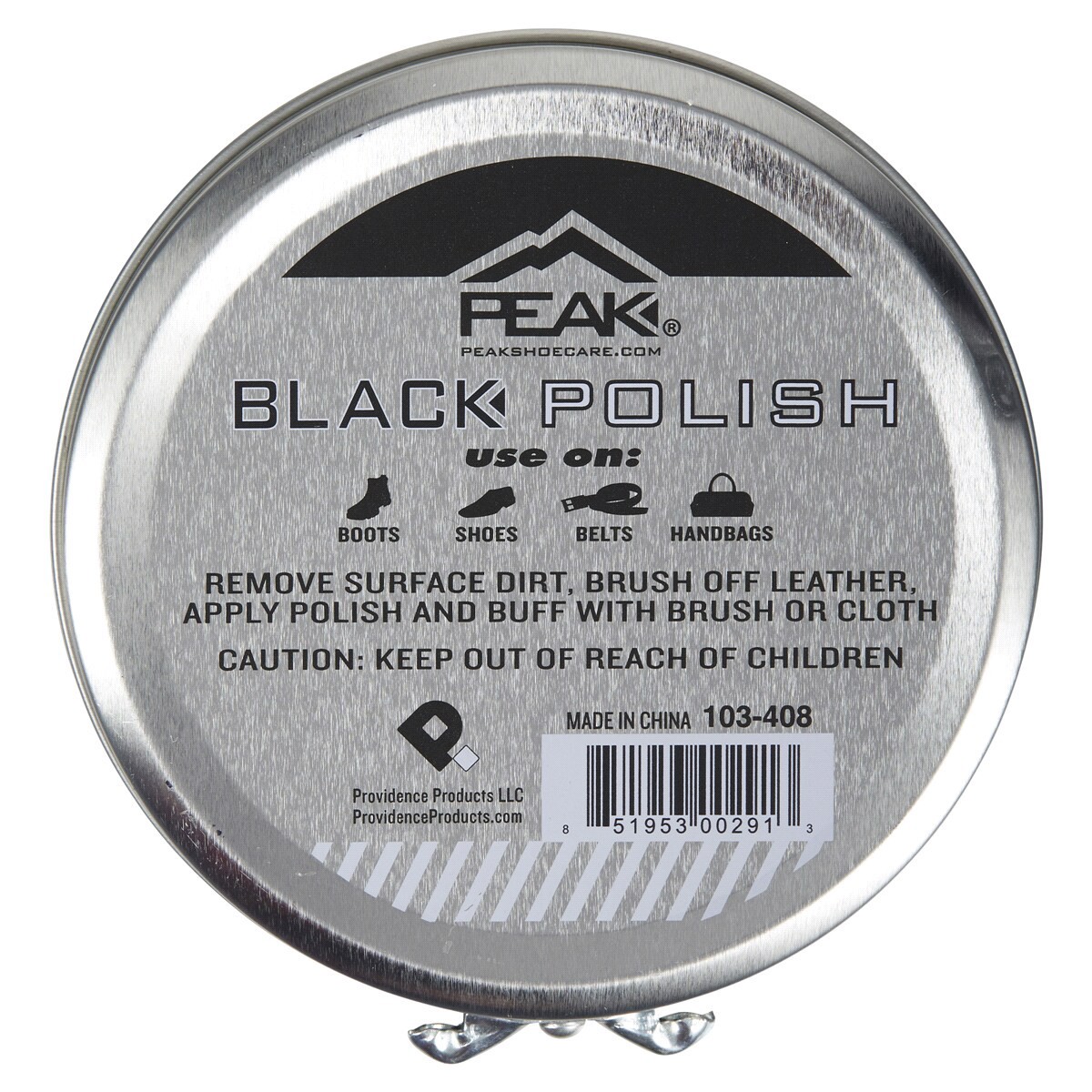 slide 2 of 2, Peak Cream Tin, Black, Large, One Size