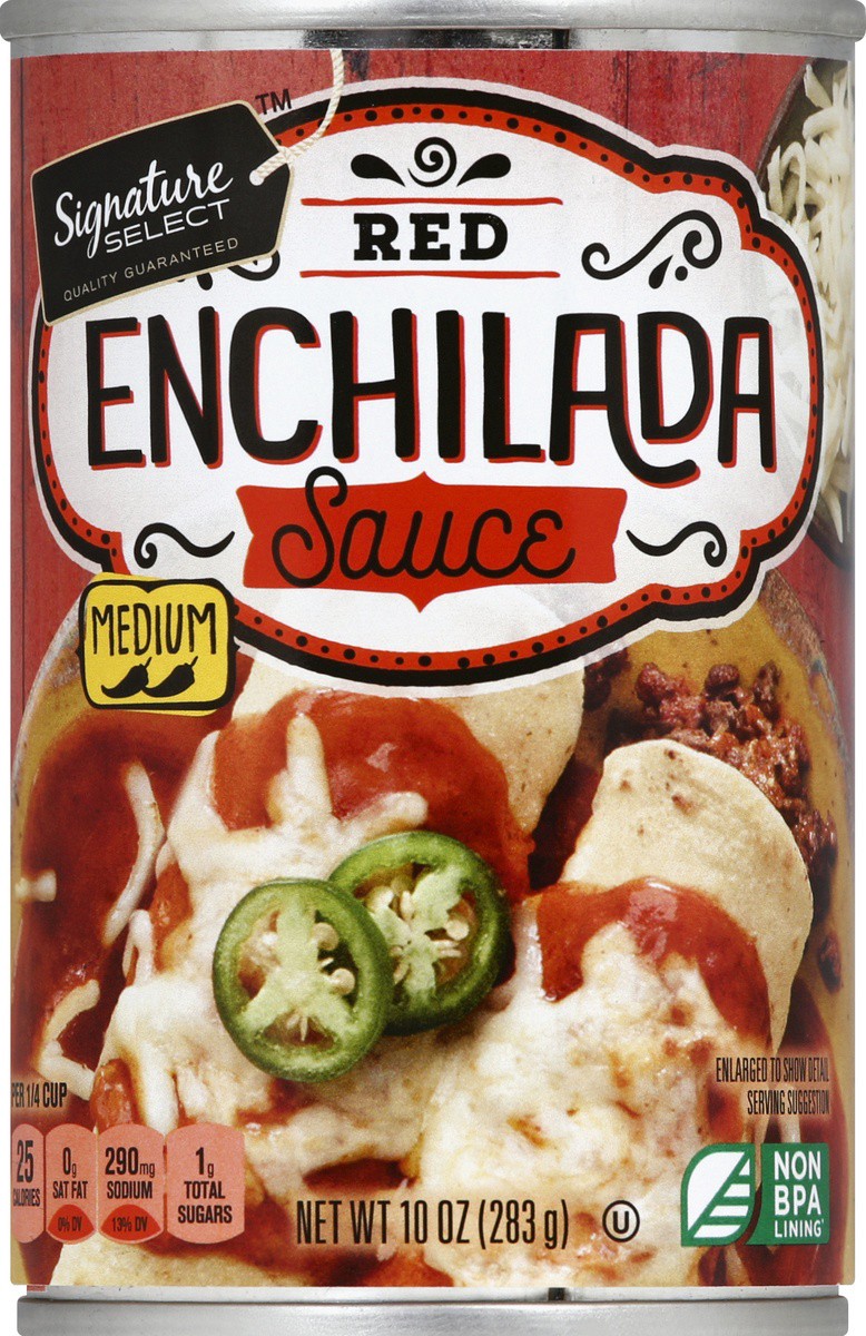 slide 2 of 2, Signature Select Enchilada Sauce 10 oz, 10 oz