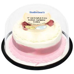 Sabrina's Decorated Chocolate Ombre 7 Inch Cake 38 oz