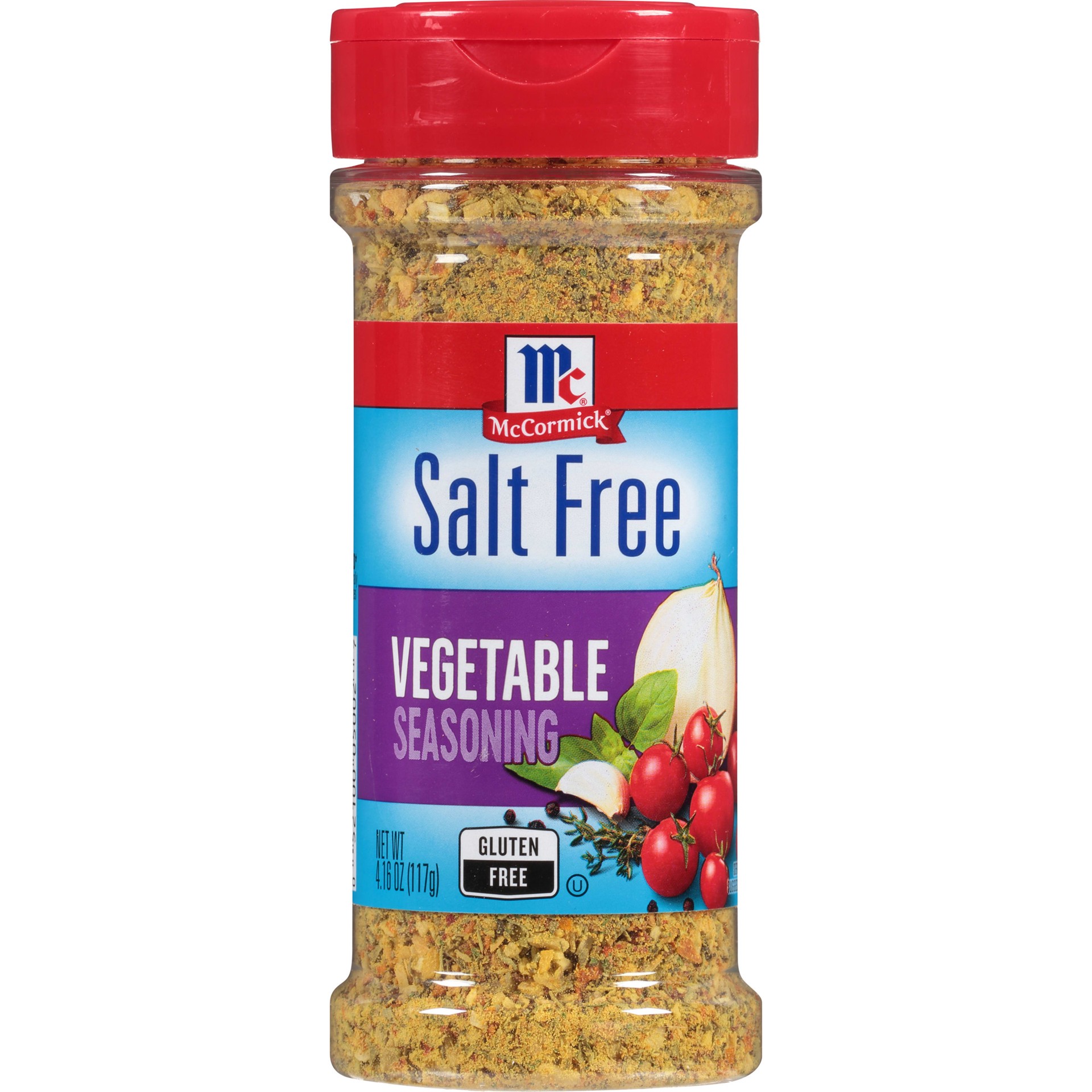 slide 1 of 7, McCormick Salt Free Vegetable Seasoning, 4.16 oz, 4.16 oz