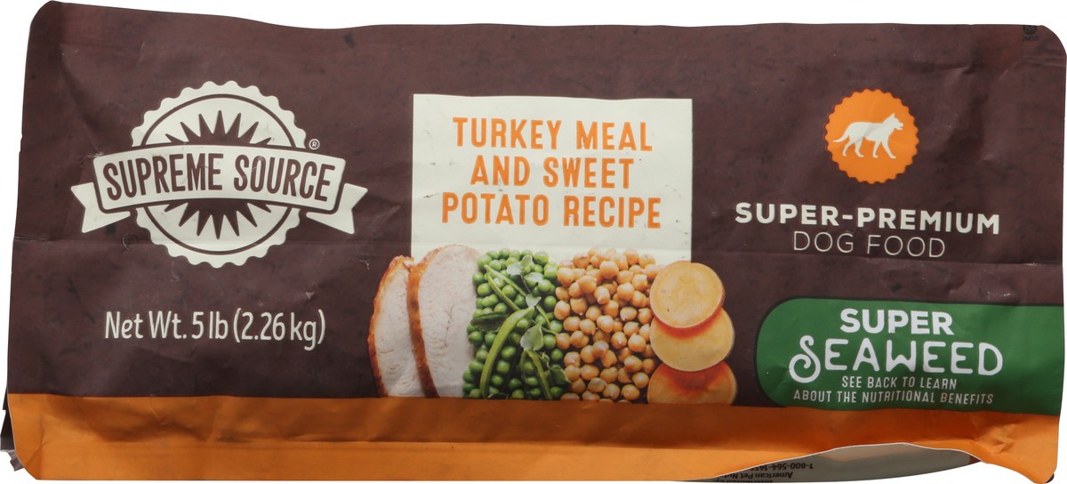slide 14 of 15, Supreme Source Super-Premuim Grain-Free Turkey Meal and Sweet Potato Recipe Dog Food 5 lb, 5 lb