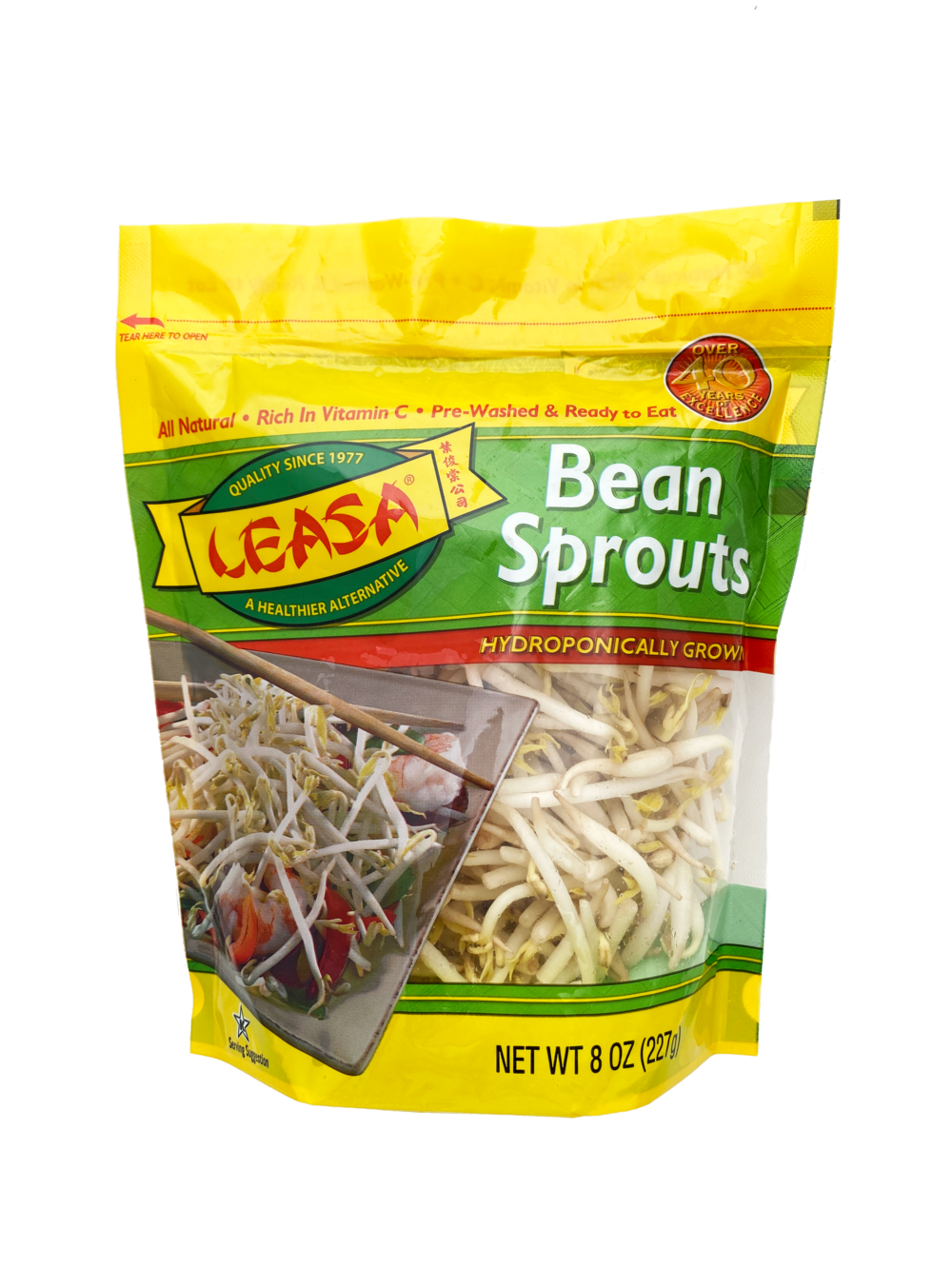 slide 1 of 1, Leasa Bean Sprouts, 8 oz