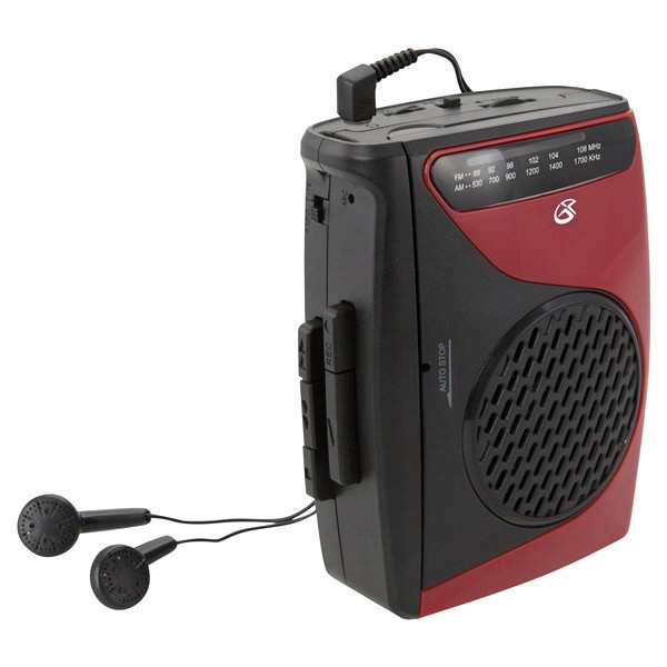 slide 4 of 17, GPX Cassette Player with AM/FM Radio, 1 ct