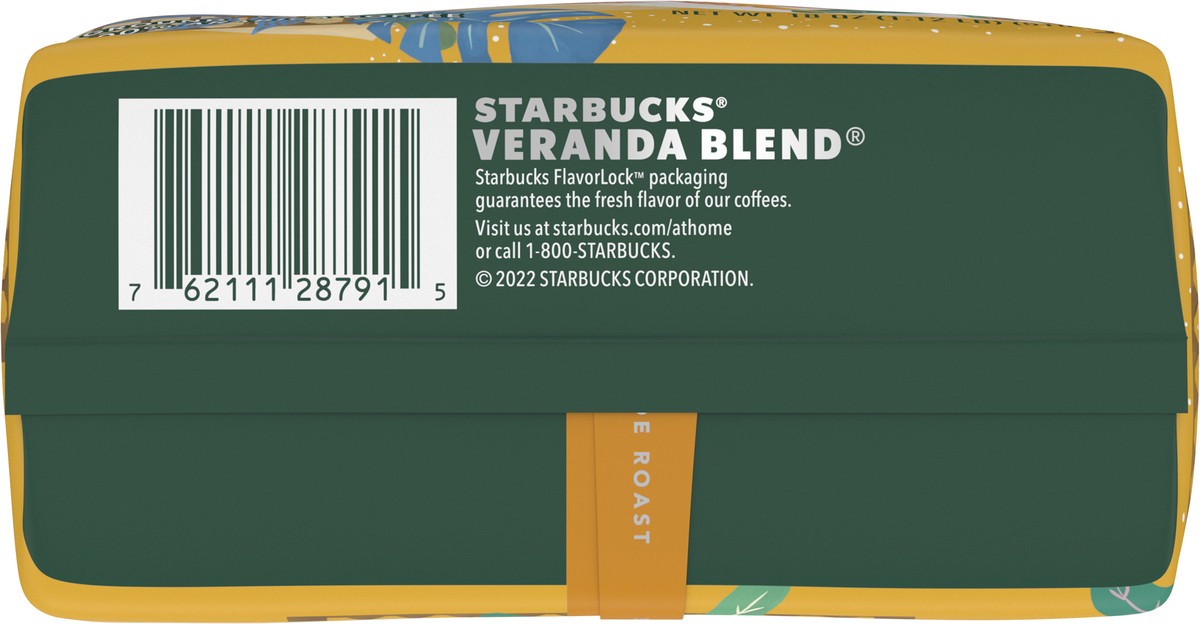 slide 4 of 13, Starbucks Ground Coffee—Starbucks Blonde Roast Coffee—Veranda Blend—100% Arabica—1 bag (18 oz), 18 oz