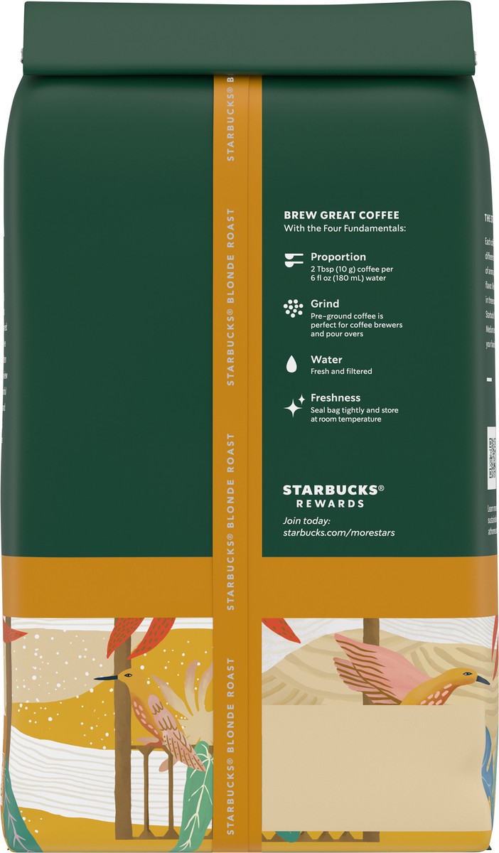 slide 5 of 13, Starbucks Ground Coffee—Starbucks Blonde Roast Coffee—Veranda Blend—100% Arabica—1 bag (18 oz), 18 oz