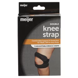 Meijer Double Knee Strap Brace, 1 Ct