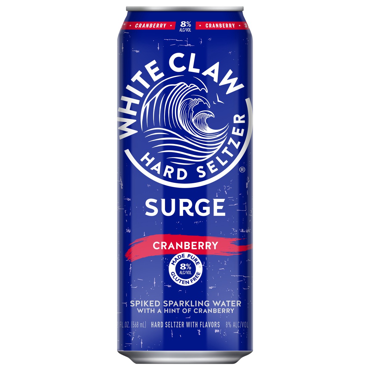 slide 1 of 7, White Claw Surge Cranberry 19.2 fl oz Can, 19.20 fl oz