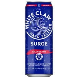White Claw Hard Seltzer Surge Cranberry 19.2 fl oz Can