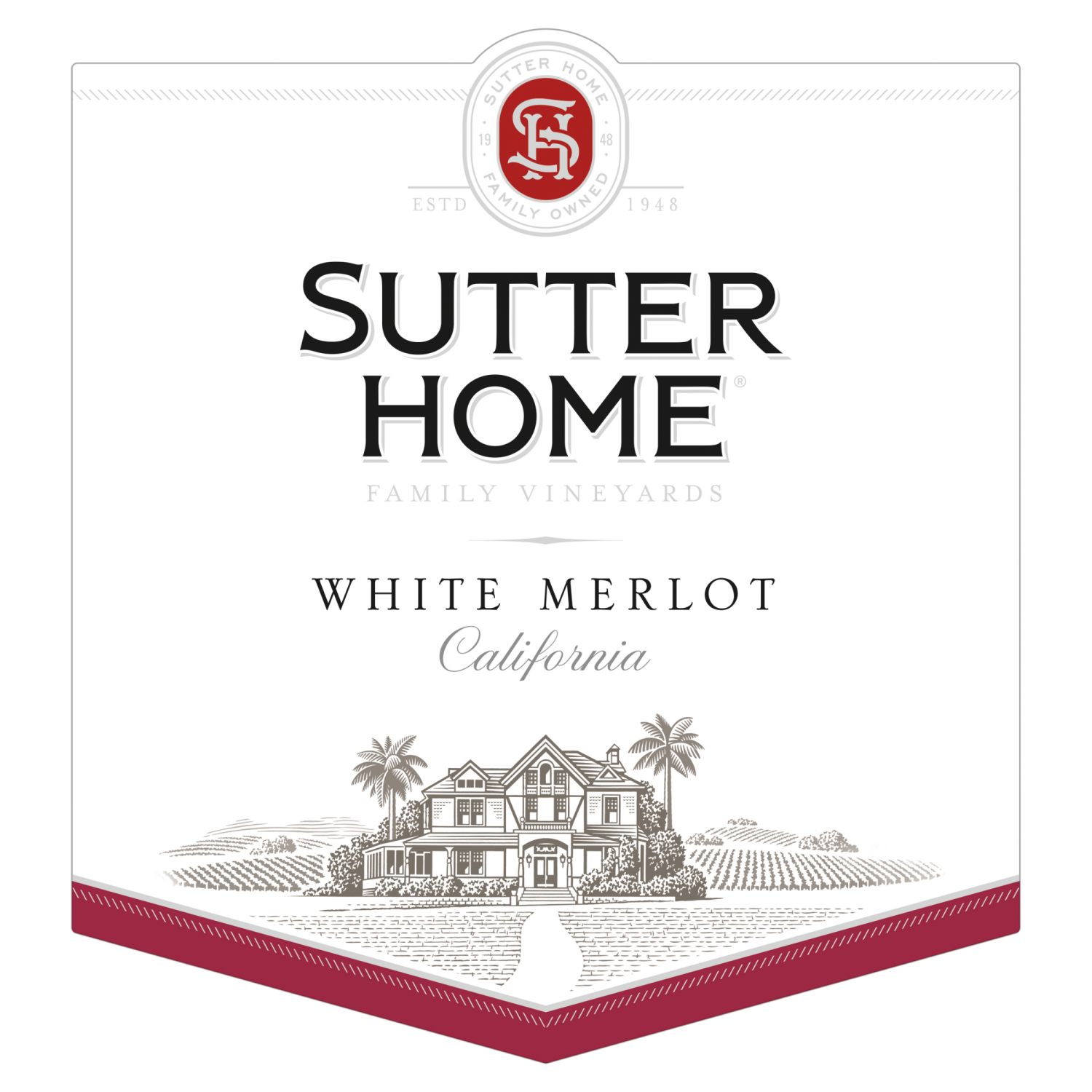 slide 3 of 8, Sutter Home California White Merlot 1.5 l, 1.5 l