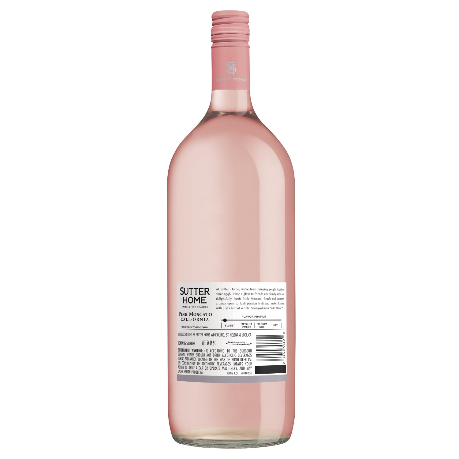 slide 2 of 7, Sutter Home California Pink Moscato 1.5 lt, 1.5 l
