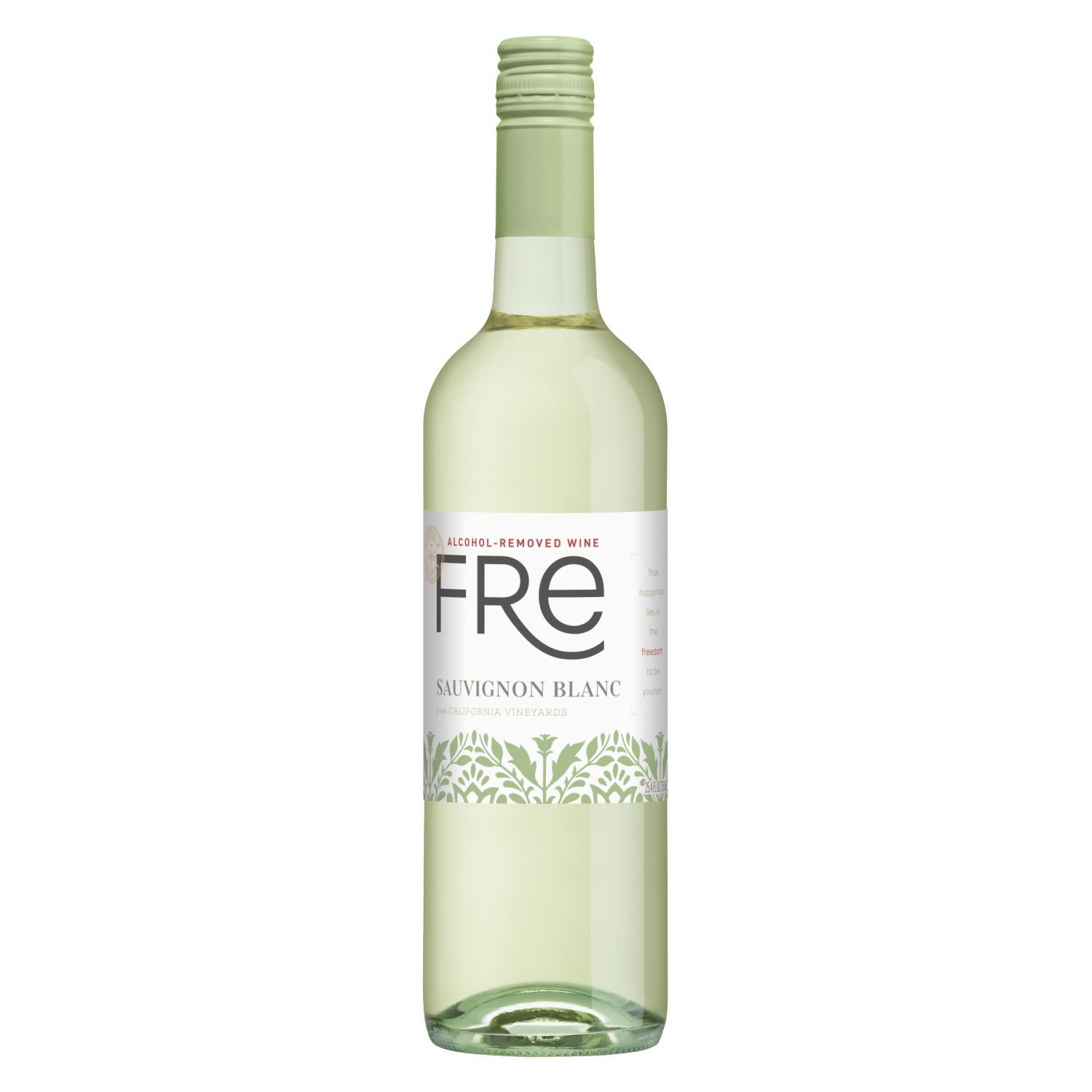 slide 6 of 8, FRE Sauvignon Blanc White Wine, Alcohol-Removed, 750mL Wine Bottle, 750 mL