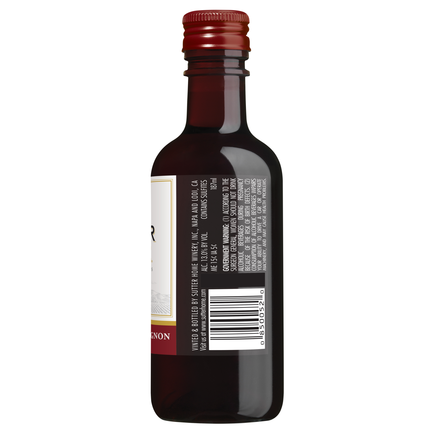 slide 2 of 7, Sutter Home Cabernet Sauvignon 4 - 187 ml Bottles, 4 ct; 187 ml