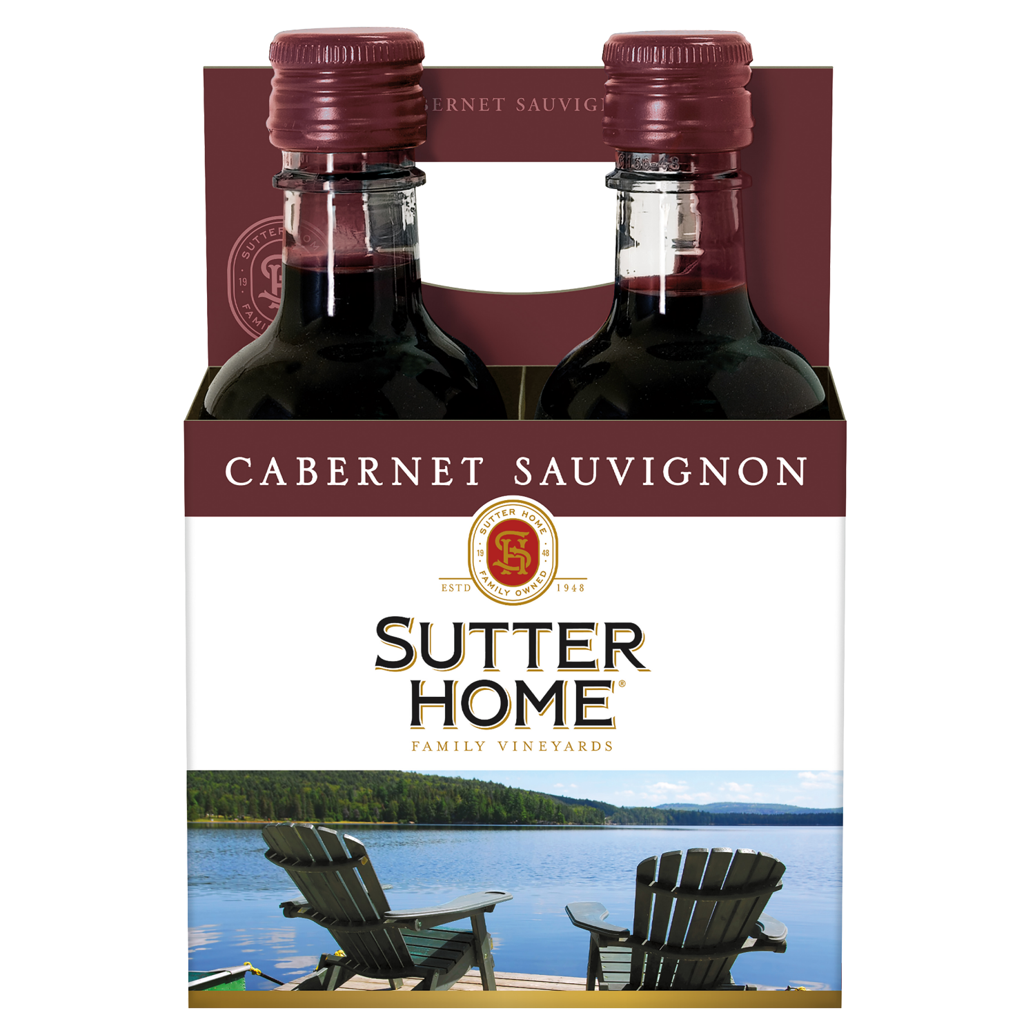 slide 1 of 7, Sutter Home Cabernet Sauvignon 4 - 187 ml Bottles, 4 ct; 187 ml