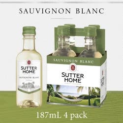 Sutter Home Sauvignon Blanc 4 - 187 ml Bottles