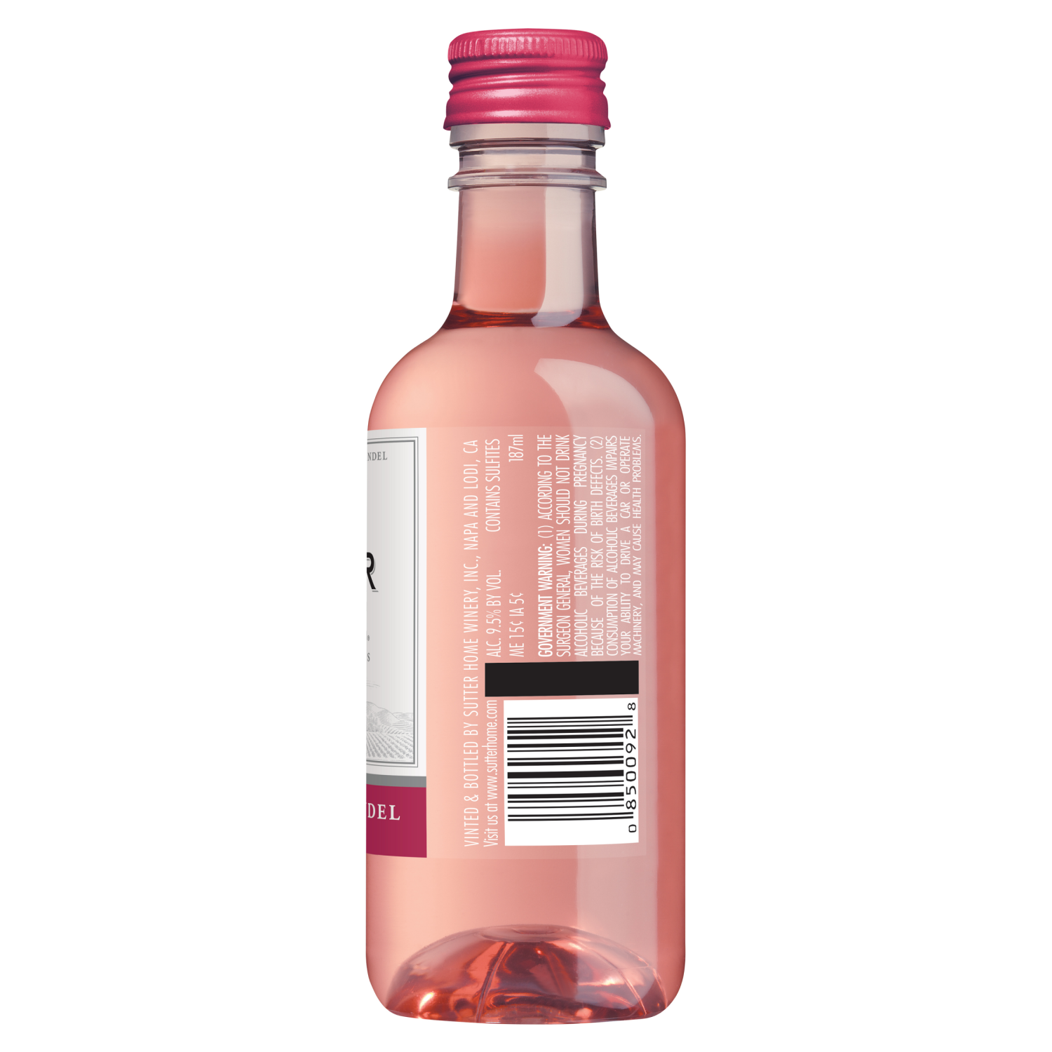 slide 2 of 8, Sutter Home White Zinfandel 4 - 187 ml Bottles, 4 ct; 187 ml