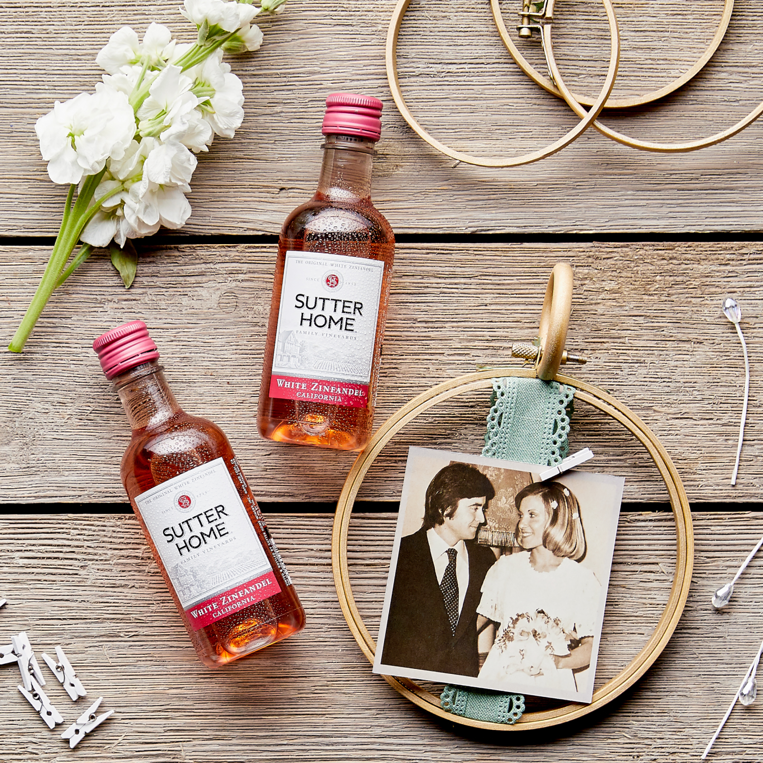 slide 7 of 8, Sutter Home White Zinfandel 4 - 187 ml Bottles, 4 ct; 187 ml