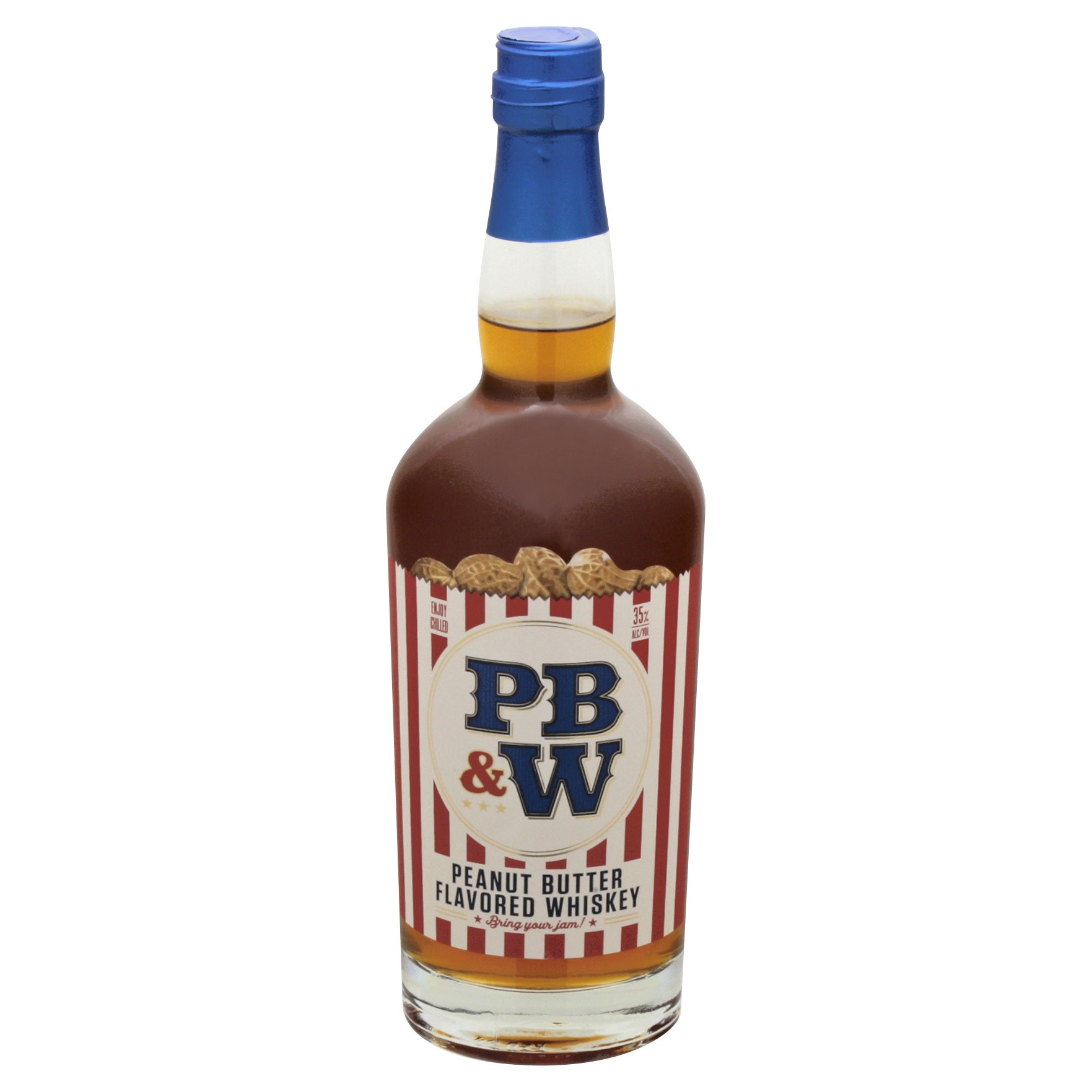 slide 1 of 1, Pb & W Flavored Whisky, Peanut Butter, 25.4 oz