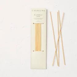 16ct Replacement Diffuser Reeds Tan - Casaluna™: Unscented, PET Material, Therapy Device Accessory