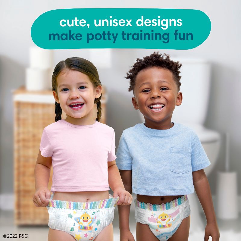 slide 2 of 11, Pampers Pure Protection Training Underwear - Baby Shark - Size 3T-4T - 92ct, 92 ct