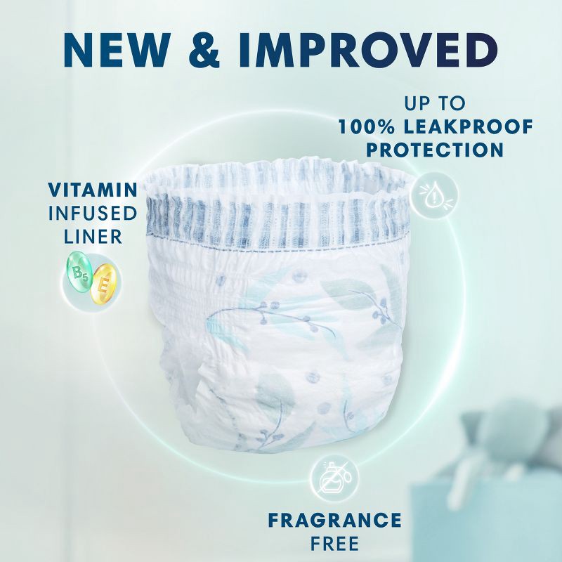 slide 3 of 16, Pampers Pure Protection Training Underwear - Baby Shark - Size 4T-5T - 52ct, 52 ct