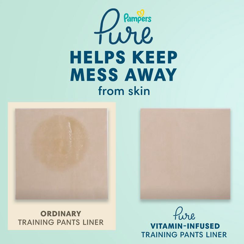 slide 8 of 16, Pampers Pure Protection Training Underwear - Baby Shark - Size 4T-5T - 52ct, 52 ct