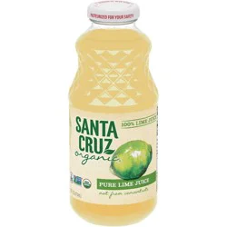 Santa Cruz Organic Beverage Santa Cruz Organic 100% Pure Lime Juice - 16 fl oz Bottle