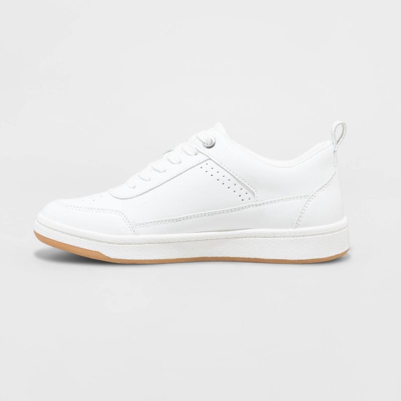 slide 3 of 4, Women's Rena Sneakers - Universal Thread White 8, 1 ct