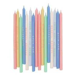 Birthday Phrases Candles - 16 ct