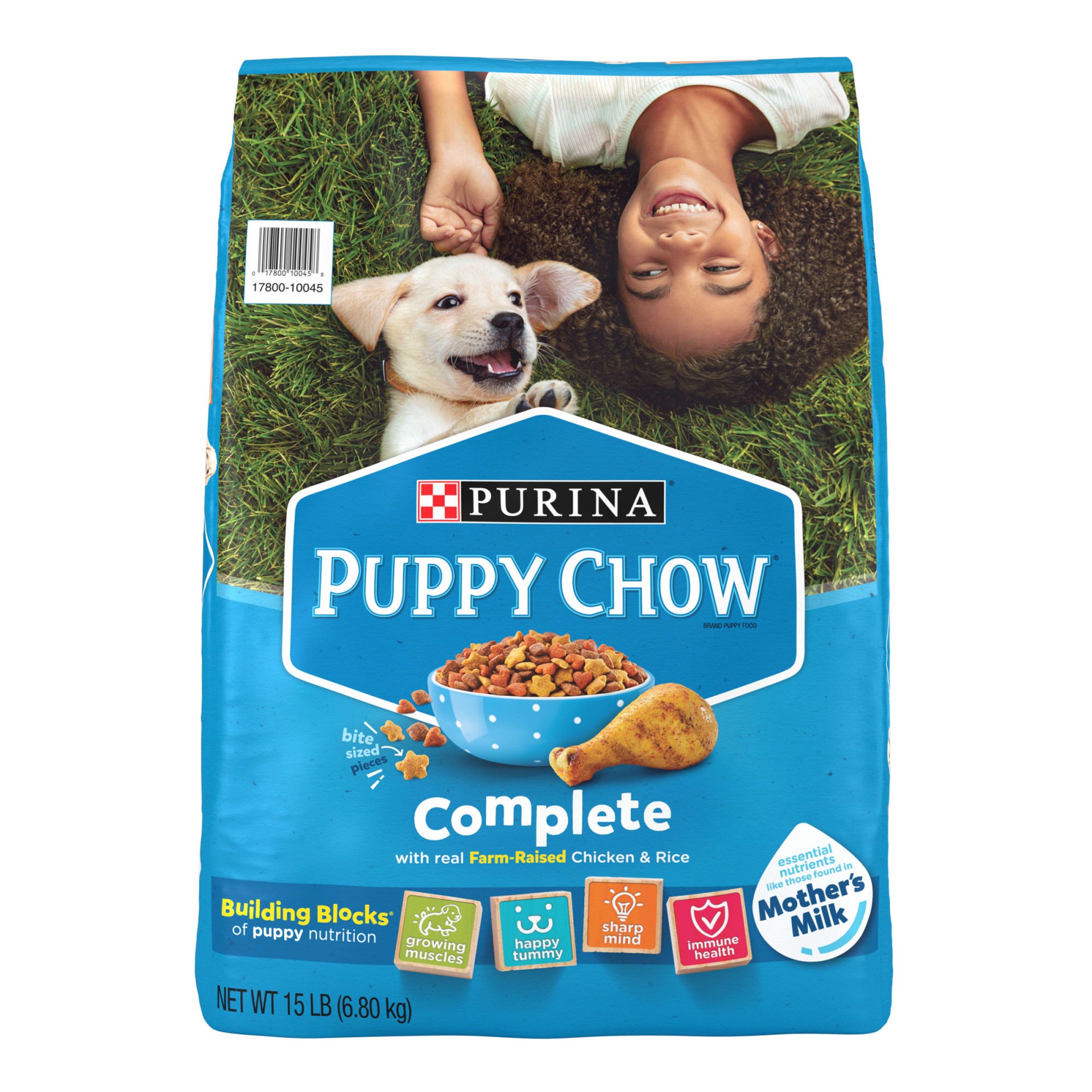 slide 1 of 8, Puppy Chow Purina Puppy Chow High Protein Dry Puppy Food, Complete With Real Chicken - 15 lb. Bag, 15 lb