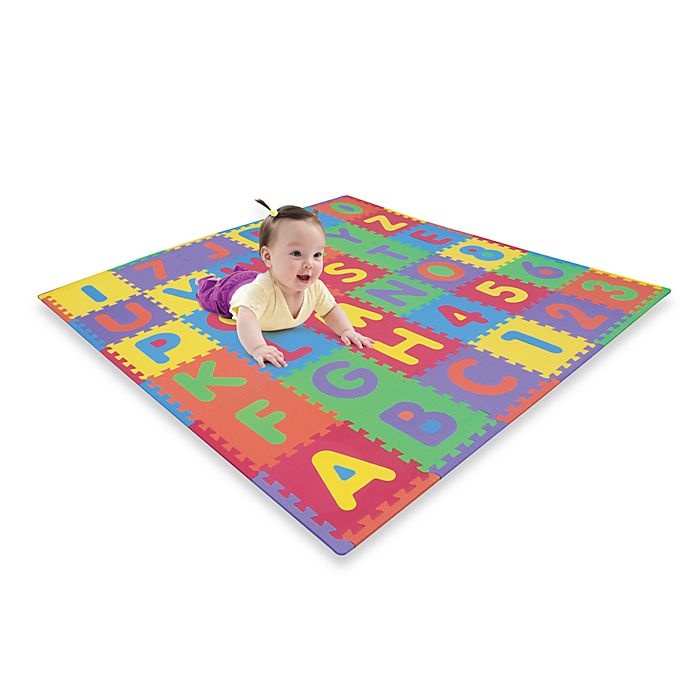 slide 1 of 1, Verdes Foam ABC & Numbers Playmat, 1 ct