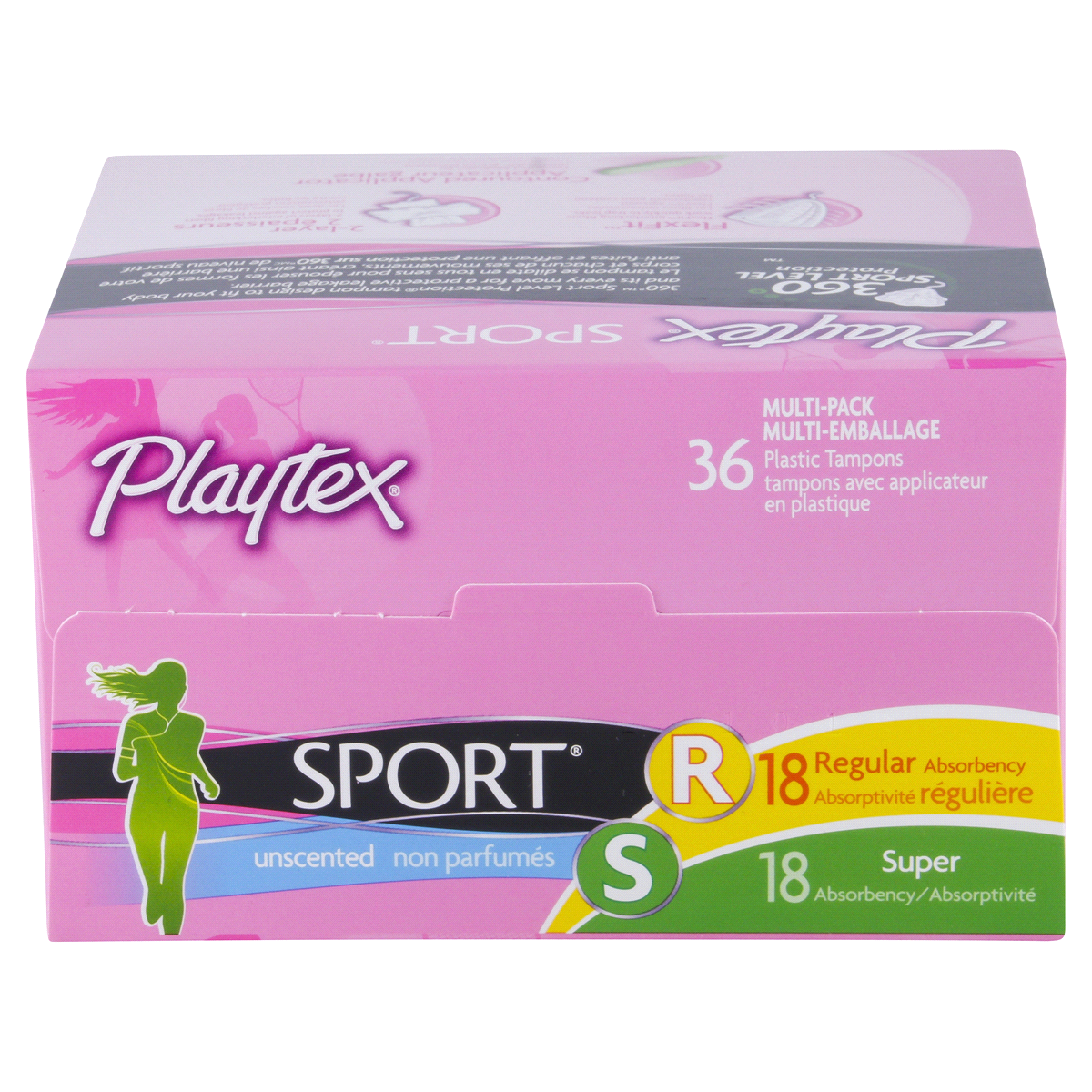 slide 6 of 6, Playtex Sport Unscented Multipack Tampons, 36 ct
