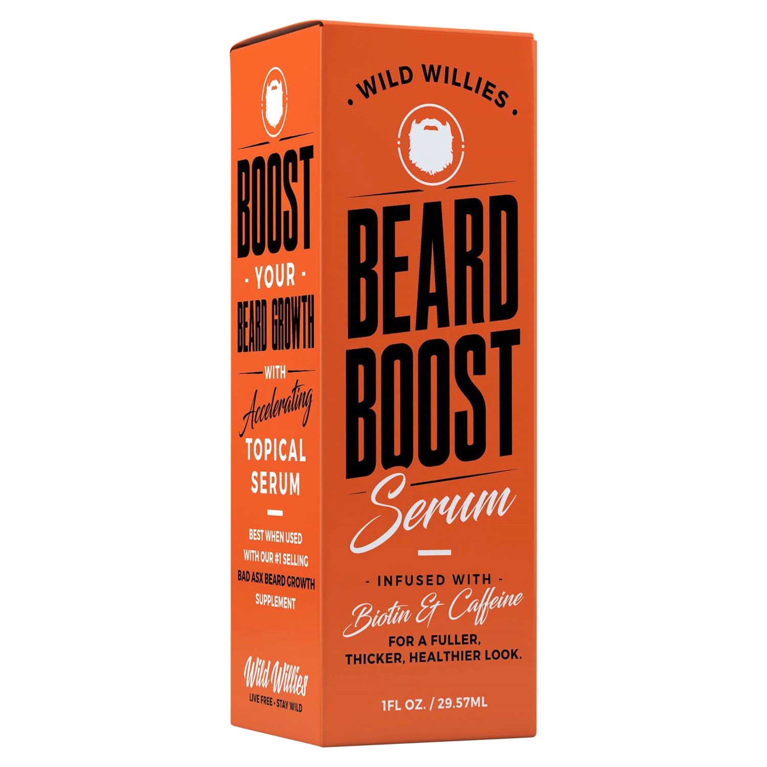 slide 4 of 4, Wild Willies Beard Boost Serum, 1 oz