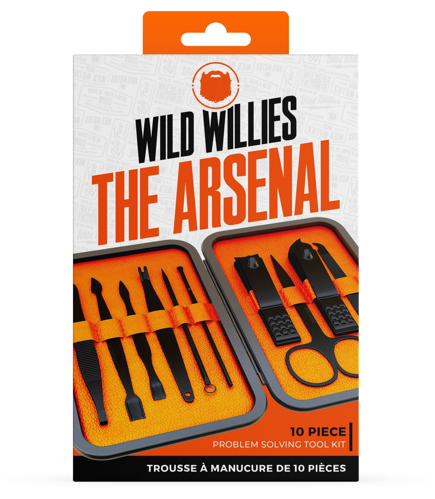 slide 1 of 2, Wild Willies The Arsenal 10 Piece Grooming Kit, 1 ct