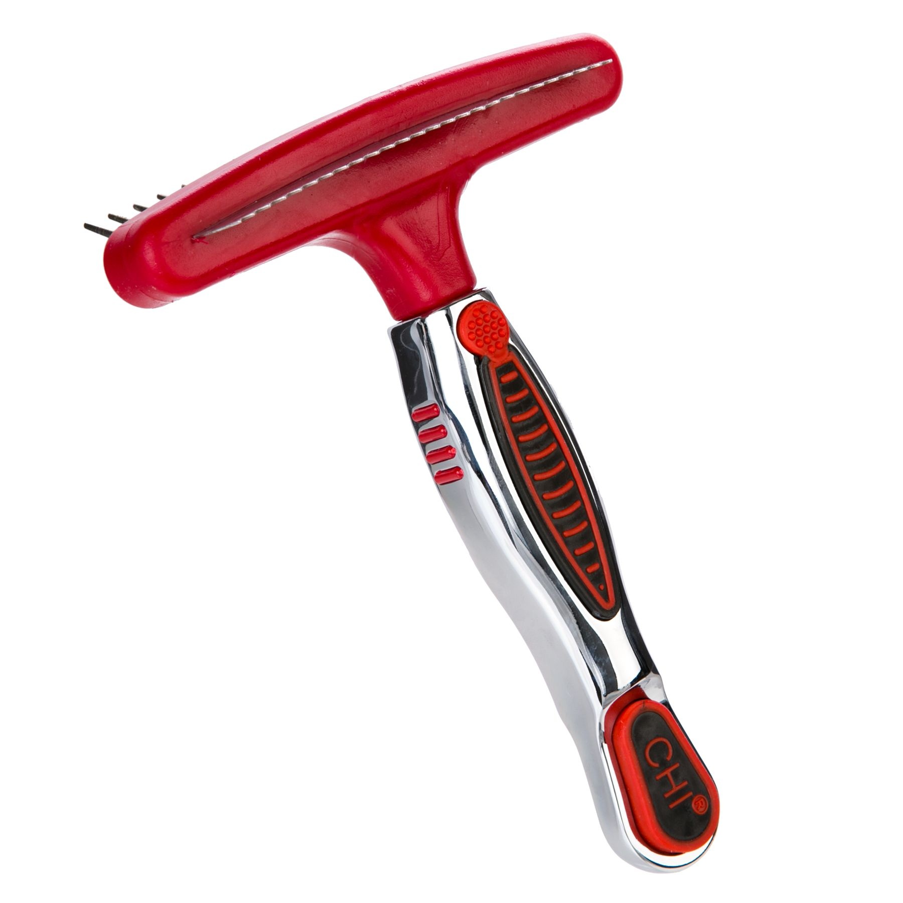 slide 1 of 1, CHI Double Sided Shedding Rake & Blade Dog Tool, 1 ct