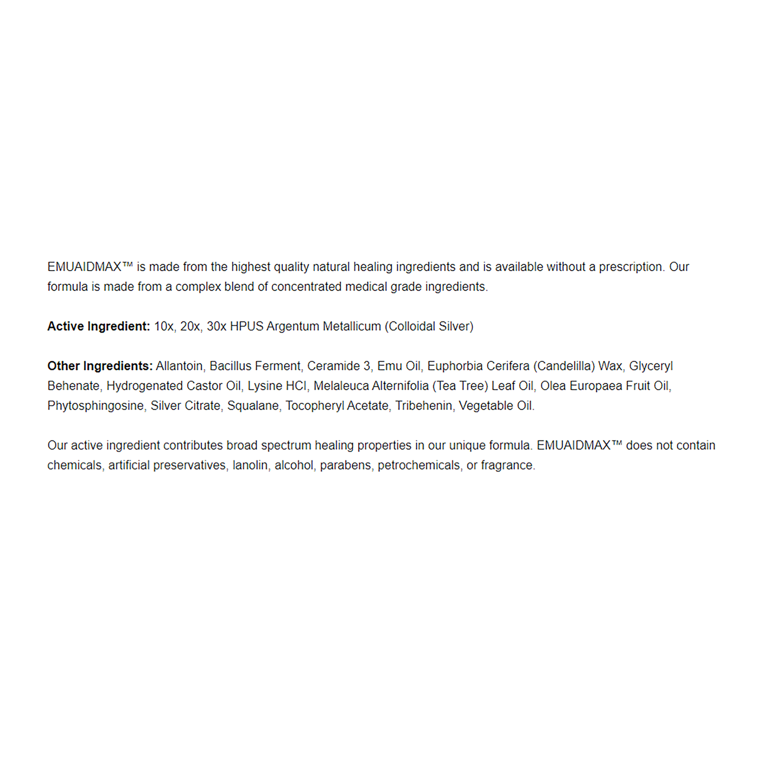 slide 2 of 2, EmuaidMAX First Aid Ointment, 2 oz