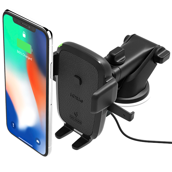 slide 1 of 6, Easy One Touch 4 Wireless Qi Fast-Charging Car Mount, 1 ct