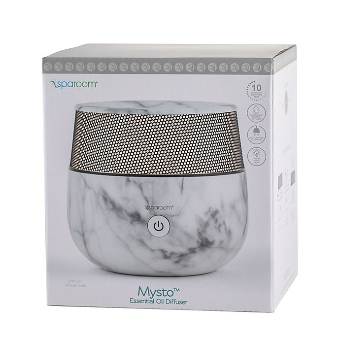 slide 2 of 3, SpaRoom Mysto Ultrasonic Essential Oil Diffuser - Marble, 1 ct