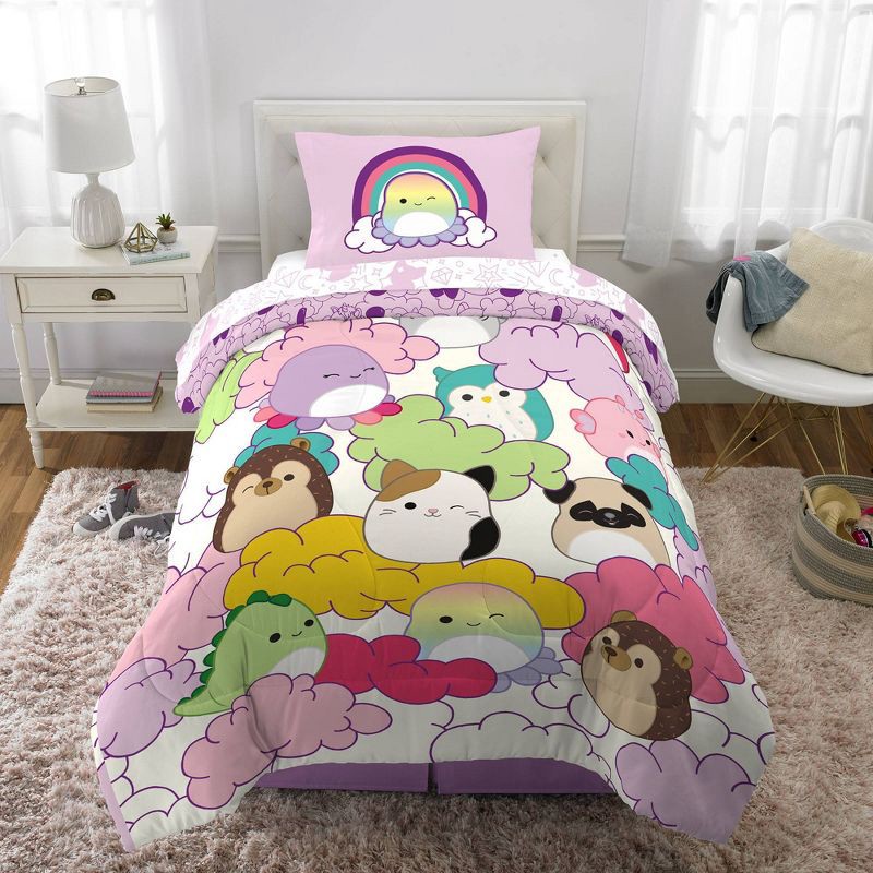 slide 3 of 7, Squishmallows Twin Reversible Kids' Comforter, 1 ct